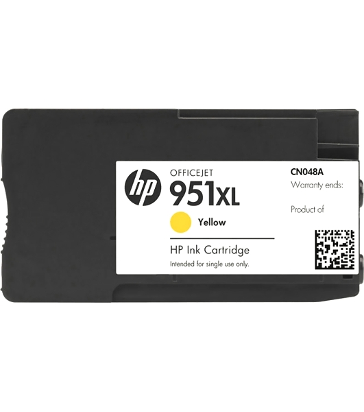 Картридж струйный HP 951XL CN048AE желтый для HP OJ Pro 8100/8600 (1500 стр.)