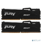 Оперативная память Kingston Fury Beast, DDR5, 32Gb (2x16Gb), 5600MHz, CL40, DIMM, с радиаторами, RGB, черный, фото4