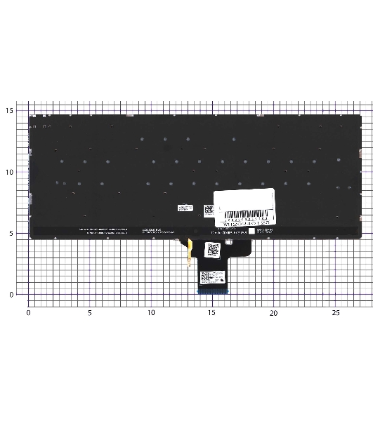 Клавиатура для ноутбука Asus Vivobook Pro 14 X3400 черная с подсветкой