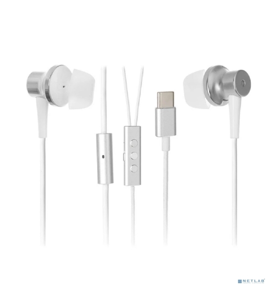 Проводные наушники Xiaomi Type-C Earphones белый, внутриканальные, USB Type-C