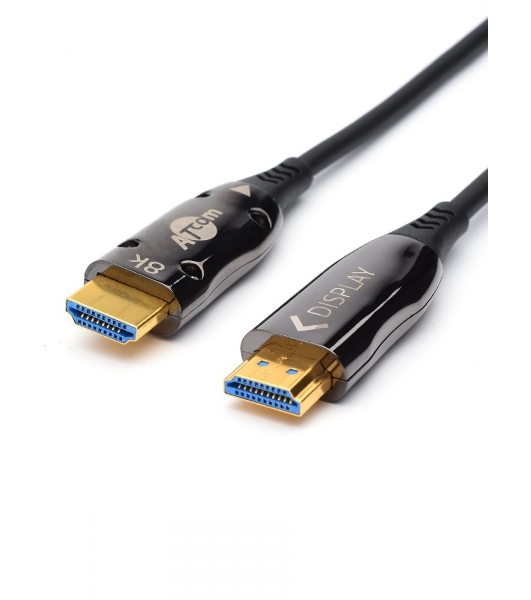 Кабель HDMI 20 м (HIGH speed, Metal gold, Optical) 8K VER 2.1 Кабель HDMI 20 м (HIGH speed, Metal gold, Optical) 8K VER 2.1