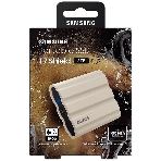 Внешний SSD Samsung T7 Shield, 2TB, USB 3.2 Gen 2 Type-C, R/W 1050/1000, бежевый, фото9