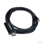 Кабель-переходник с Type-C на HDMI Гарнизон GCC-A-CM-HDMI-1.8M, v1.4, 1.8м, черный, пакет, фото6