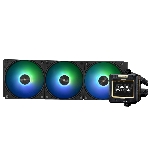 Система жидкостного охлаждения Thermalright Frozen Warframe 360 ARGB Soc-AM5/AM4/1200/1700/1851 черный 4-pin 29.8dB Al LCD Ret (F-WFRAME-360-BL-ARGB), фото17