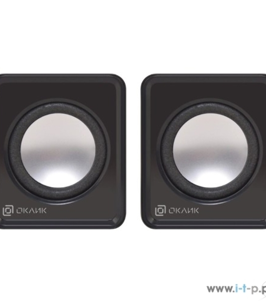 Акустическая система Oklick OK-331 2.0 черный 6Вт