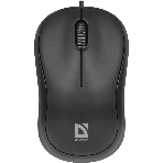 Мышь проводная Defender Patch MS-759 черный, 1000 dpi, USB, кнопки - 3, фото 1