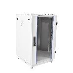 Шкаф телекоммуникационный напольный 18U (600x800) дверь стекло, черный (ШТК-М-18.6.8-1ААА-9005), фото2