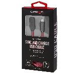 Кабель Crown USB - USB Type-C CMCU-3132C red, фото3