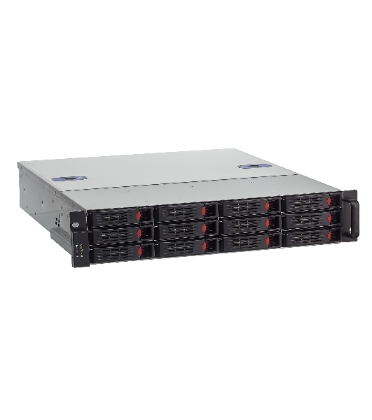 Серверный корпус ExeGate Pro 2U550-HS12 (RM 19', высота 2U, глубина 550, Redundant БП 2x550W, 12xHotSwap, USB)