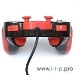 Геймпад Dialog Action GP-A15, черно-красный, вибрация, 12 кнопок, USB, фото 1