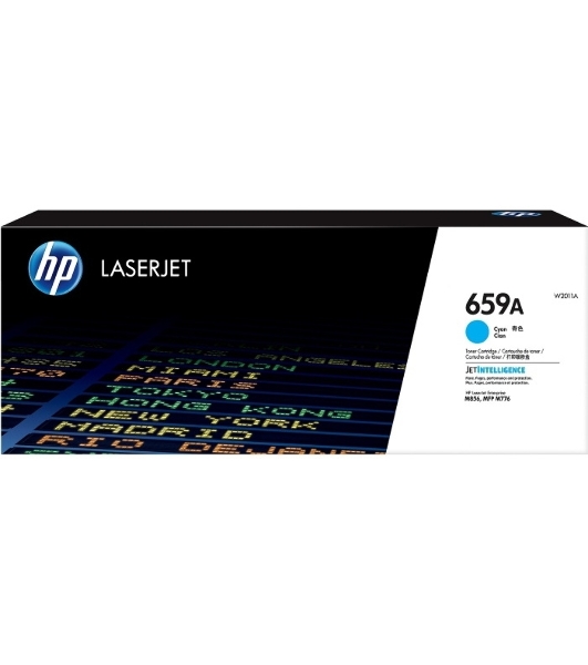 Картридж лазерный HP 659A W2011A голубой для HP LJ M856/M776 (13000 стр.)