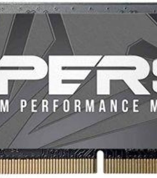 Оперативная память Patriot Steel Series, DDR4, 32GB (1x32 GB), 3200 MHz, CL22, радиатор, черный, SO-DIMM