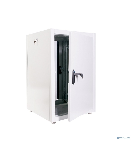 Шкаф телекоммуникационный напольный ЭКОНОМ 18U (600 × 800) дверь стекло, дверь металл
