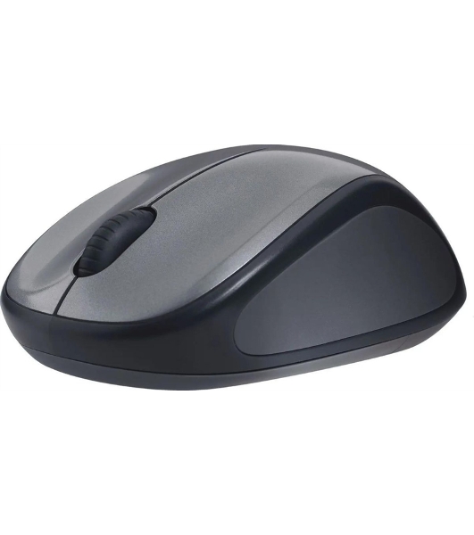 Мышь беспроводная Logitech M235 серый/черный, 1000 dpi, радиоканал, USB, кнопки - 3