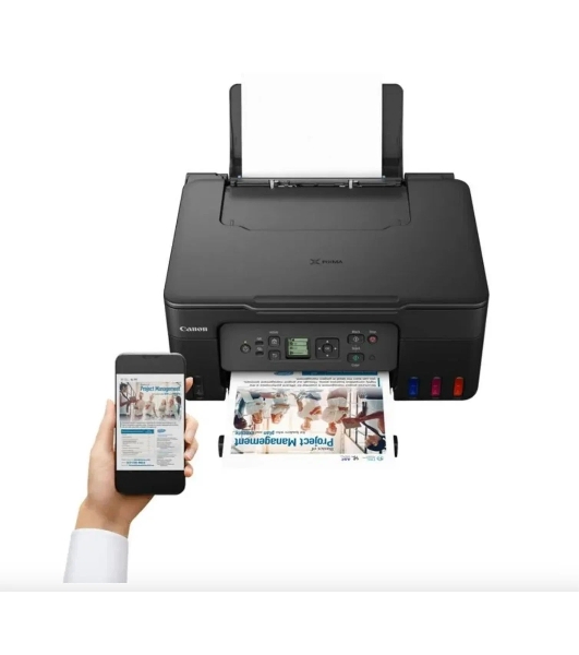 МФУ струйное Canon Pixma G3470 (5805C029AA), A4, цветной, печ. до 11/6 стр/мин. (ч/б/цв.), 4800 x 1200 dpi (печ.), 600x1200dpi (скан.), USB, Wi-Fi черный