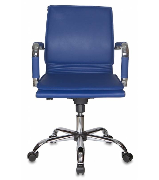 Кресло Бюрократ CH-993-Low/blue синий, экокожа