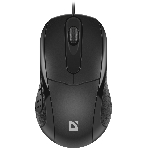 Мышь проводная Defender Standard MB-580 черный, 1000 dpi, USB, кнопки - 3, фото12