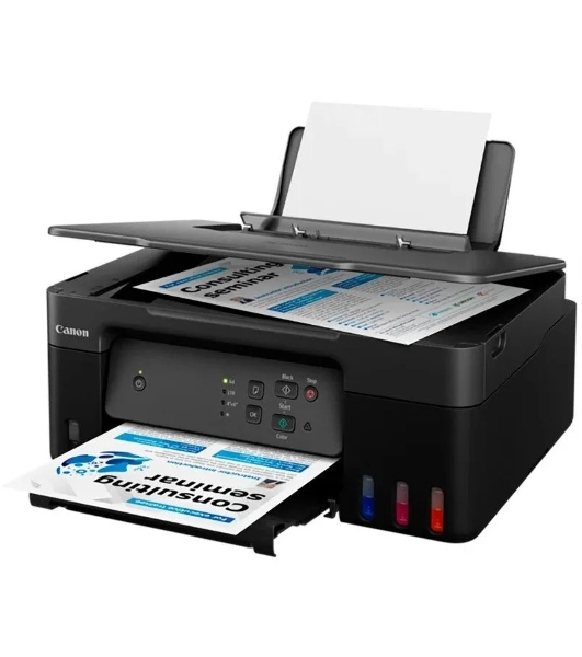 МФУ струйное Canon PIXMA G2430 (5991C009), A4, цветное, печ. 11 стр/мин. (ч/б) 6 стр/мин. (цвет), 4800 x 1200 dpi (печать) 1200x600dpi (скан.), USB