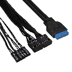 Компьютерный корпус Miditower ExeGate CP-603-UNS500 (ATX, БП UNS500 с вент. 12см, 2хUSB, аудио, черный), фото5