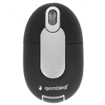 Мышь беспроводная Gembird MUSW-600 черный, 1200 dpi, радиоканал, USB, кнопки - 3, фото13