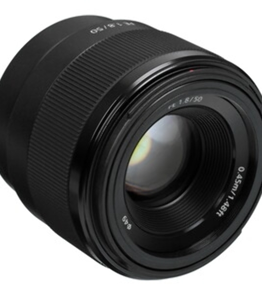 Объектив Sony SEL50F18F.SYX, 50 мм, f/1.8, фикс-объектив, компактный светосильный стандартный объектив с асферическим элементом, Sony E (FE), черный