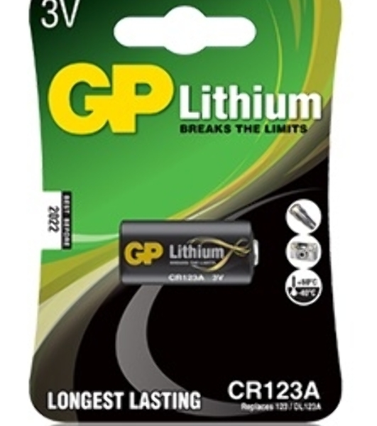 Батарея GP Lithium CR123A (1шт)