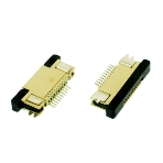Разъем FPC Half Coverage Top Contact 0.5K-BS-36PWB 36 pin высота 2мм шаг 0,5мм, фото3