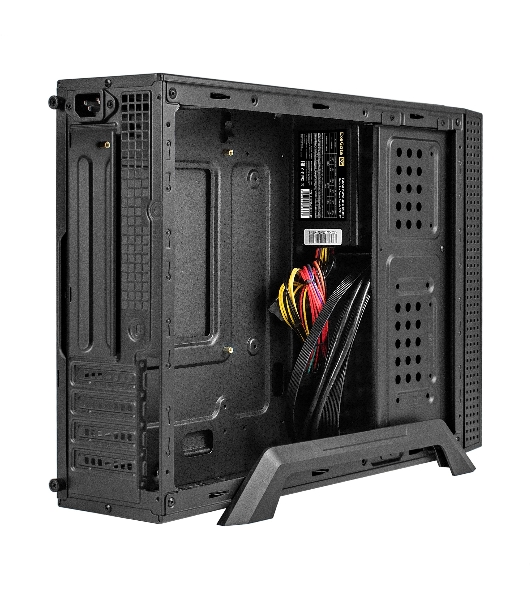 Компьютерный корпус Desktop ExeGate MI-307U2-M350 (mini-ITX/mATX, БП M350 с вент. 8см, 2*USB+2*USB 3.0, HD аудио, черный)