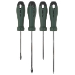 Отвертка Deli Набор отверток ';Home Series Green'; Deli HT1004L 4шт SL5x100+SL6x150+PH1x100+PH2x150, эксклюзивный дизайн, рукоятка из высококачественного софттач пластика, фото2