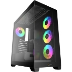 Компьютерный корпус Ocypus Gaммa C72 BK ARGB ATX/win/black/4 ARGB fans/no PSU/Tempered Glass, фото11