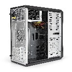 Компьютерный корпус Minitower ExeGate BA-203U-UNS500 (mATX, БП UNS500 с вент. 12см, 3хUSB+1хUSB 3.0, аудио, черный), фото6