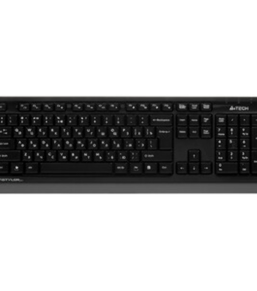 Комплект клавиатура+мышь A4Tech FStyler FG1035 беспроводной, USB, 2000 DPI, чёрный/серый