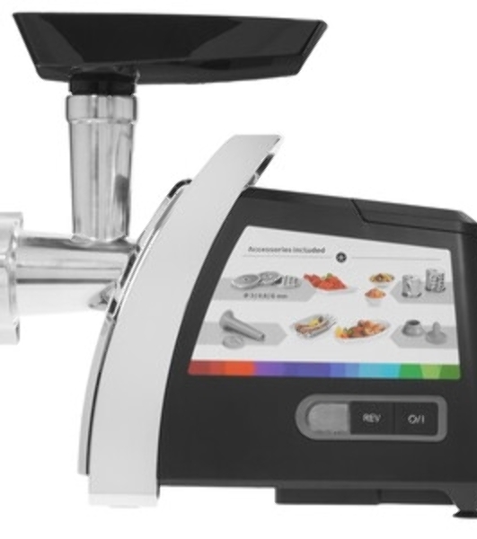 Мясорубка электрическая Bosch MFW67440 черный, 2000 Вт, 3.5 кг/мин, реверс, защита от перегрузки, насадки - 4