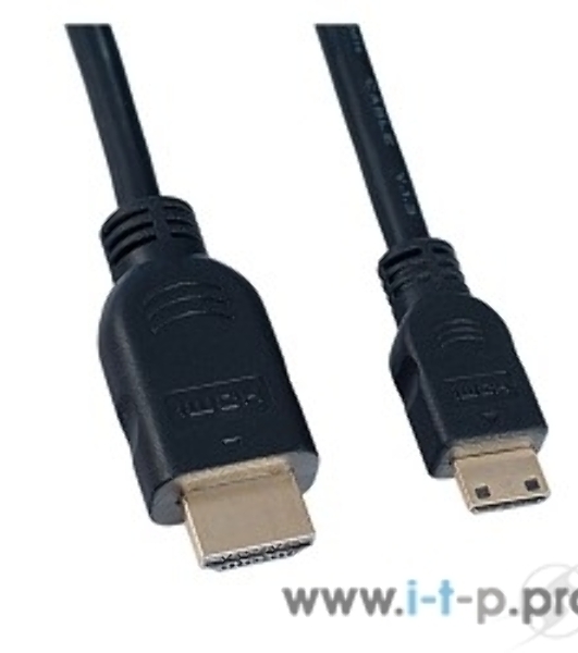 Кабель PERFEO HDMI A вилка - HDMI C (mini HDMI) вилка, ver.1.4, длина 2 м