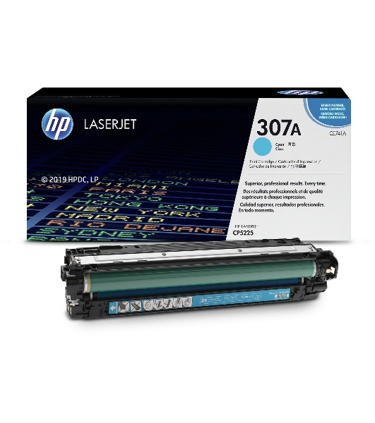 Картридж лазерный HP CE741A голубой Color LJ CP5225 (7300 стр.)