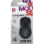 Мышь проводная Defender Standard MB-580 черный, 1000 dpi, USB, кнопки - 3, фото14