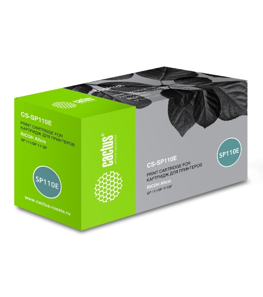 Картридж лазерный Cactus CS-SP110E черный (2000 стр.) для Ricoh Aficio SP 111/SP 111SF
