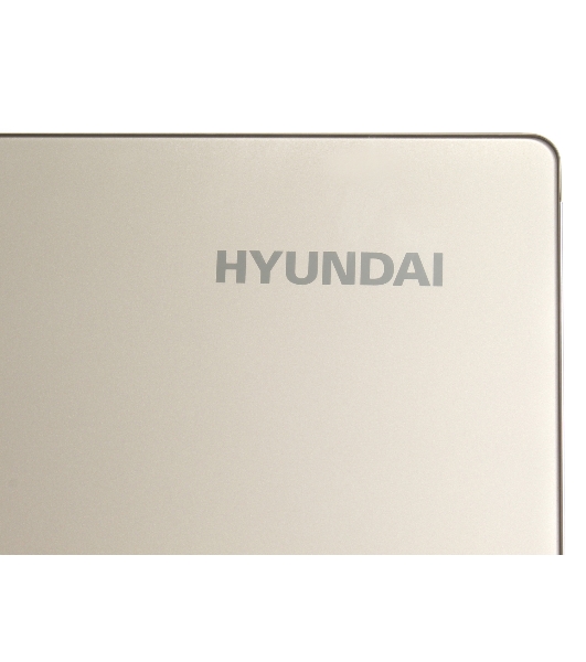 Холодильник Hyundai CS5073FV шампань стекло трехкамерный инвертер 186/167л морозилка сбоку, No Frost, Side by Side