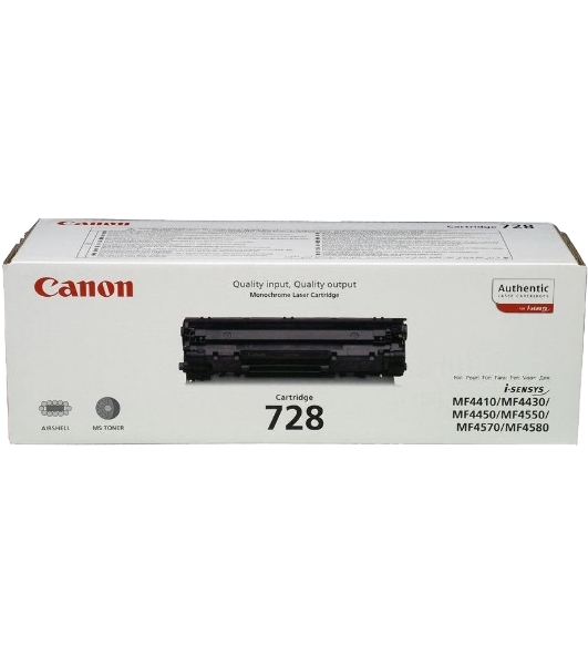 Картридж лазерный Canon 728 черный (2100 стр.) для Canon MF4410/4430/4450/4550/4570/4580