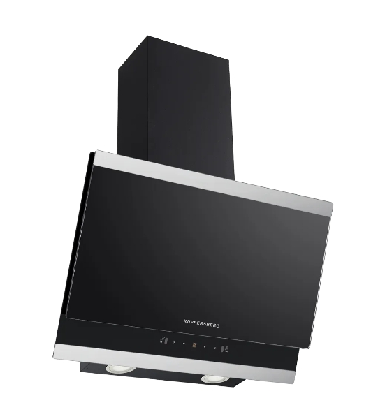 Вытяжка каминная Kuppersberg High-Tech F 603 Bx черно-серебристая, 59.5 см, 850 куб. м/ч, 53 дБ
