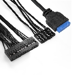 Компьютерный корпус Minitower ExeGate BA-203U-UNS500 (mATX, БП UNS500 с вент. 12см, 3хUSB+1хUSB 3.0, аудио, черный), фото5