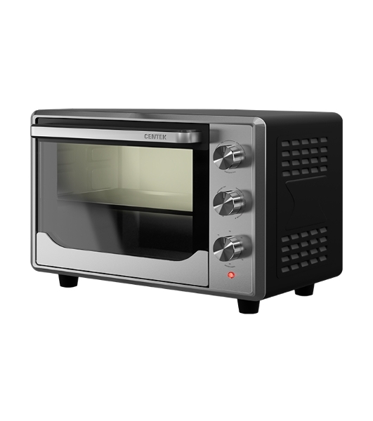 Мини-печь Centek CT-1540 Convection (сталь) 50л 2000 Вт, двойн стекло, внутр подсветка, max 320°