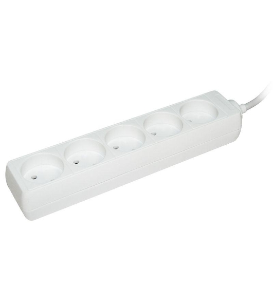 Удлинитель IEK WYP10-06-05-03-N У5 5 мест 2Р/3 метра 2х0.75 мм2 10А/250 IEK