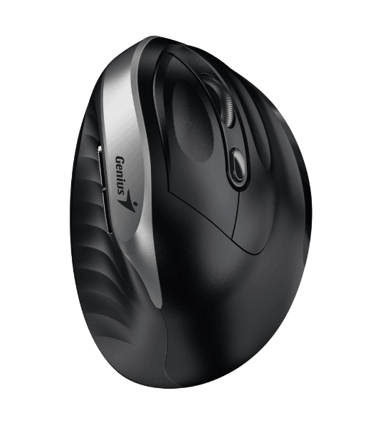 Мышь беспроводная Genius Ergo 8250S серебристый, 1600 dpi, радиоканал, USB, кнопки - 6