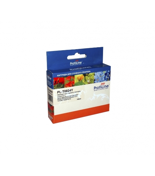Картридж струйный ProfiLine PL-0824 для Epson StylusR270/R290/R295/R390/RX590/RX610/RX615/RX690/1410/TX700W/TX800FW/T50 Yellow водн