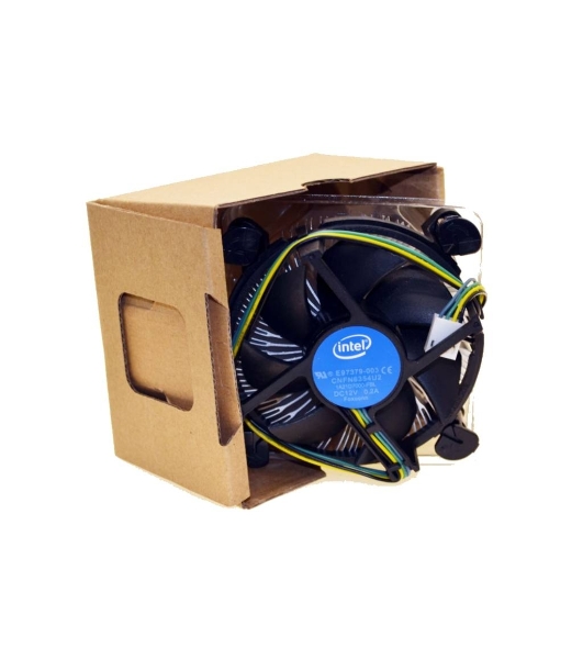Кулер Intel E97379 серебристый/черный 90мм алюминий 2500rpm 27db 4-pin 73W 58мм