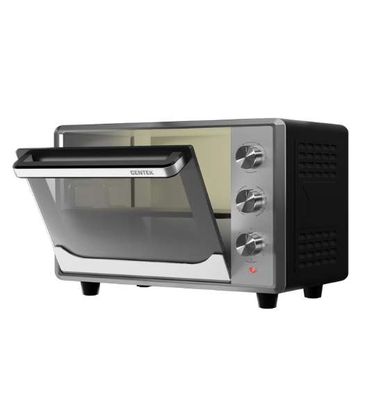 Мини-печь Centek CT-1540 Convection (сталь) 50л 2000 Вт, двойн стекло, внутр подсветка, max 320°