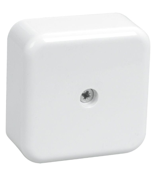 Коробка КМ41206-01 распаячная IEK UKO10-050-050-020-K01 для о/п 50х50х20 мм белая (4 клеммы 3 мм2)