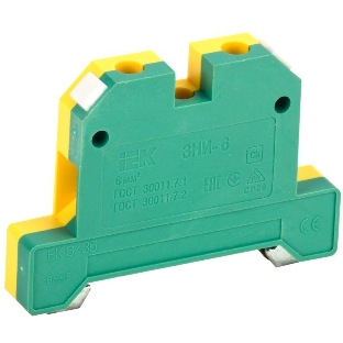 Зажим наборный IEK YZN20-006-K52 ЗНИ-6PEN 6мм2 (JXB-земля)