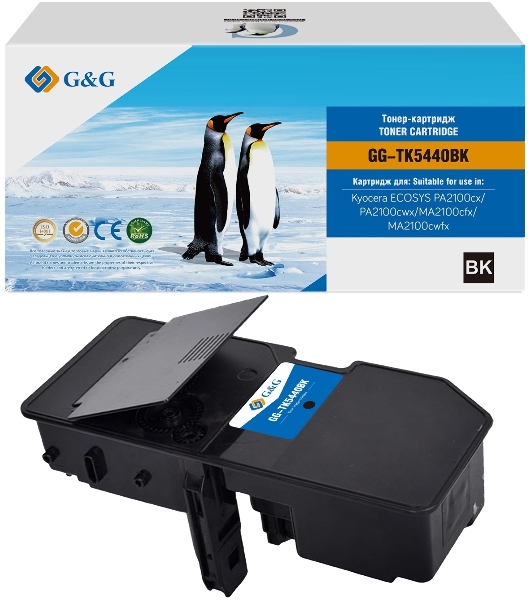 Картридж лазерный G&G GG-TK5440BK TK-5440K черный (2800 стр.) для Kyocera ECOSYS PA2100cx/PA2100cwx/MA2100cfx/MA2100cwfx